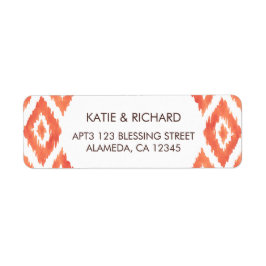 Orange Ikat