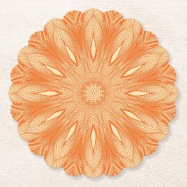 Orange Imitate Tulle Design Untersetzer