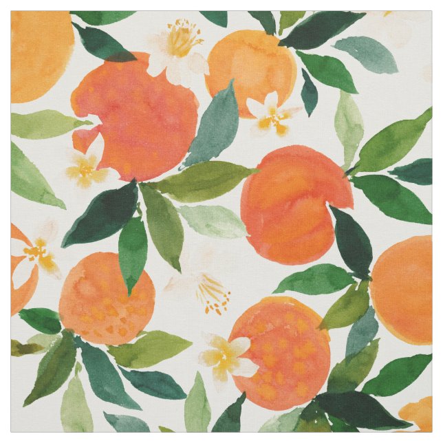 ORANGE INTOXICATION Citrus Muster Stoff (Muster)
