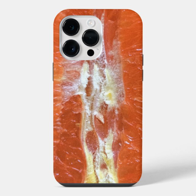Orange iPhone 14 Pro Max Hülle (Rückseite)