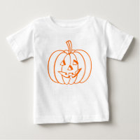 Orange Jack-O-Lantern Halloween Pumpkin-Kontur