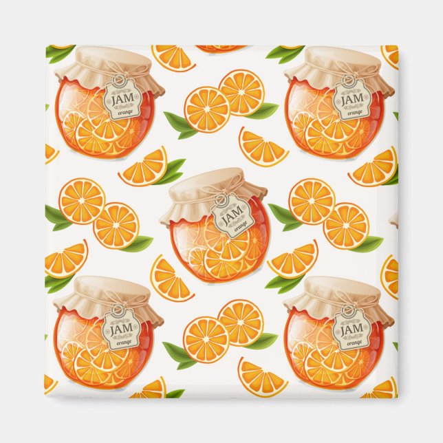 Orange Jam Magnet (Vorne)