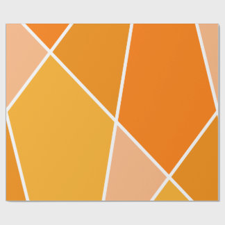 Orange JanaiCreates ColorCollection Geschenkpapier
