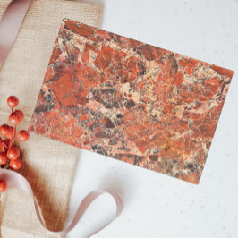Orange Jasper Stone Pattern Seidenpapier