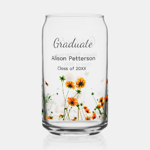 Orange jaune fleur sauvage moderne graduatie rusti