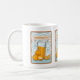 Orange Juice Marrakesch Marokko Kaffeetasse