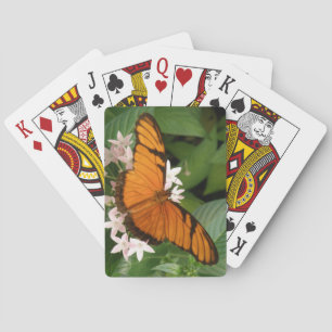 Orange Julia Butterfly Playing Cards Spielkarten