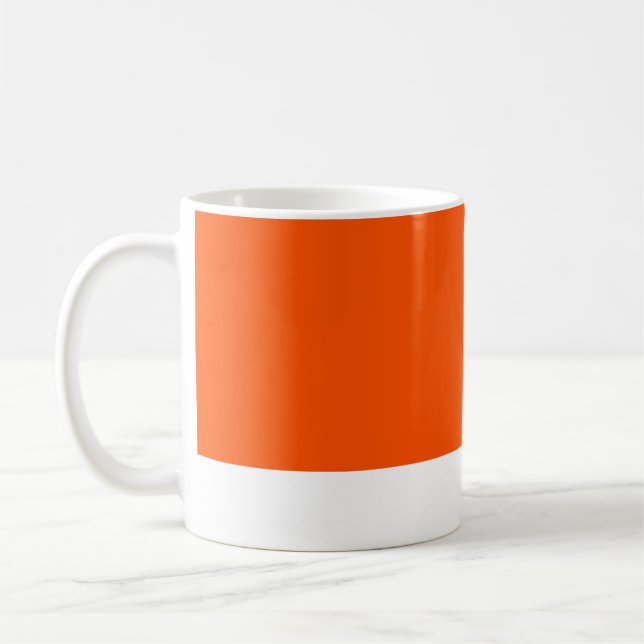 Orange Kaffeetasse (Links)