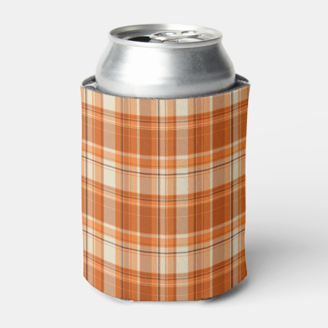 Orange kariert dosenkühler (Kanne Vorderseite)