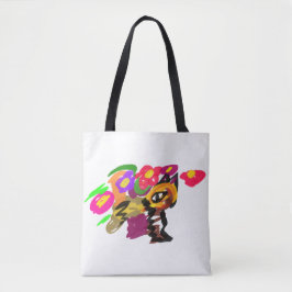 Orange Katze Gute Besserung Tasche