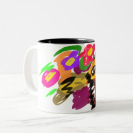 Orange Katze Gute Besserung Zweifarbige Tasse