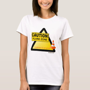 Orange Kegel-T - Shirt der Aufflackernzone