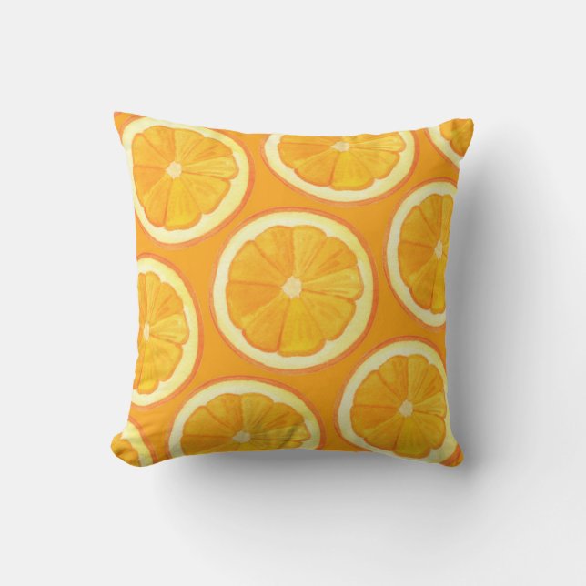 Orange - Kissen (Vorderseite)