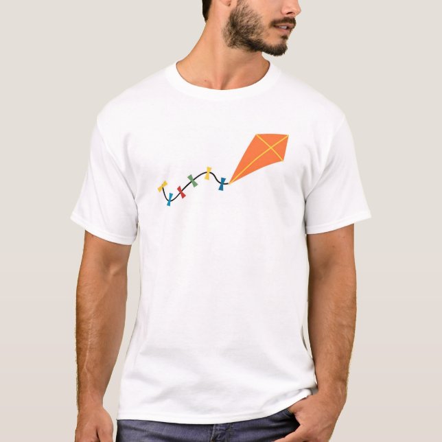 Orange Kite T-Shirt (Vorderseite)