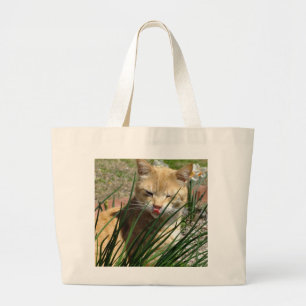 Orange Kitty donne Sac fourre-tout framboise