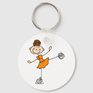 Orange Kleiderzahl Skater-T-Shirts und Geschenke Schlüsselanhänger