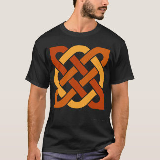 Orange Knoten des Celtic-3-Color T-Shirt