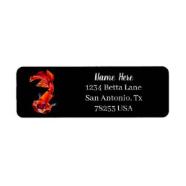 Orange Koi Kampffisch Rücksendeadresse