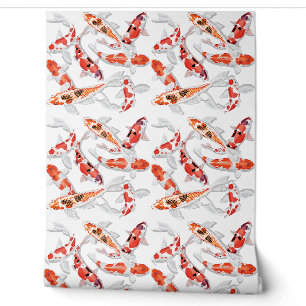 Orange Koi Tapete