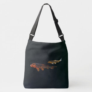 Orange Koi und Gold Koi Tragetaschen Mit Langen Trägern