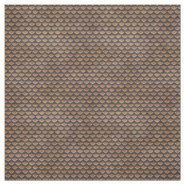 Orange Kunst-Deko-Vintages Gewebe Stoff