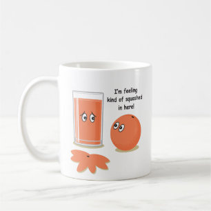 Orange Kürbis Kaffeetasse
