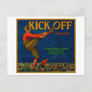 Orange LabelRedlands, CA Postkarte