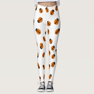 Orange Lady Bug Leggings