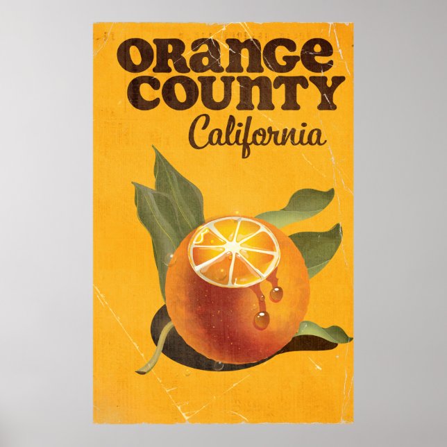 Orange Landkreis California Poster (Vorne)