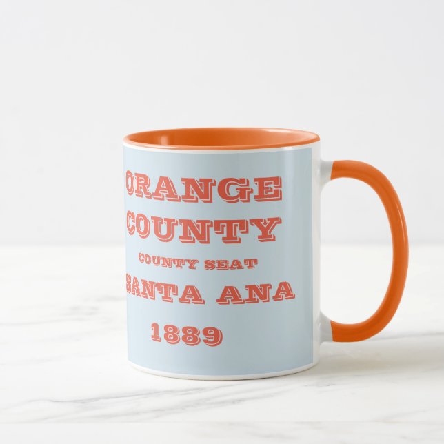 Orange Landkreis California Tasse (Rechts)