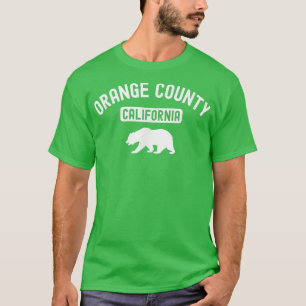 Orange Landkreis California USA Flag Cali Bear Ret T-Shirt