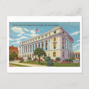 Orange Landkreis Court House in Orlando, Florida Postkarte