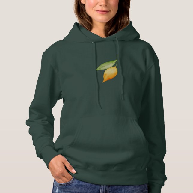 Orange Leaf Hoodie (Vorderseite)