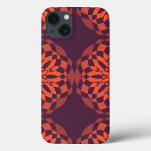 Orange lila coole, einzigartige, trendige Blume ab Case-Mate iPhone Hülle
