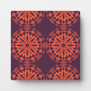 Orange lila coole, einzigartige, trendige Blume ab Fotoplatte