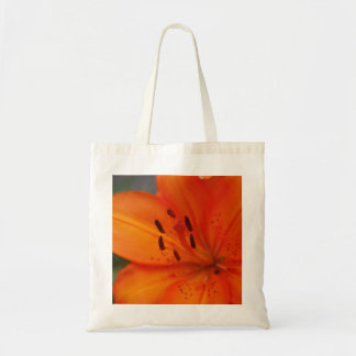 Orange Lilie Tragetasche