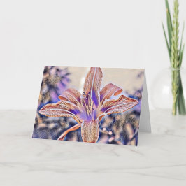 ORANGE LILY DANKE KARTE