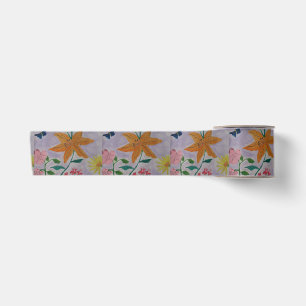 Orange Lily Satinband