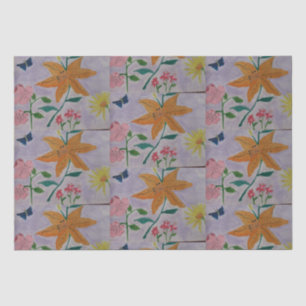 Orange Lily Seidenpapier