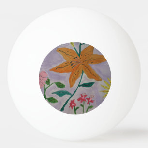 Orange Lily Tischtennisball