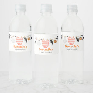 Orange Little Boo Baby Dusche