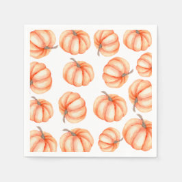 Orange Little Pumpkin Halloween Fall Baby Dusche Serviette