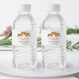 Orange Little Süsse Citrus Baby Dusche