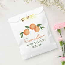 Orange Little Süsse Citrus Baby Dusche