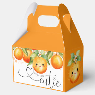 Orange Little Süsse Orange Citrus Baby Dusche Geschenkschachtel