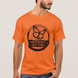 Orange Logo der Männer des Shirt-B/W T-Shirt