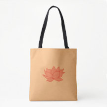 Orange Lotus Blume