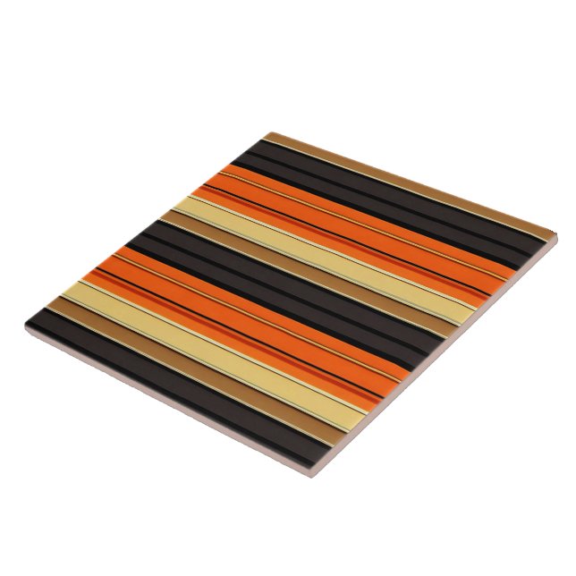 Orange Luxury Trendy Herbst Collection Fliese (Seite)