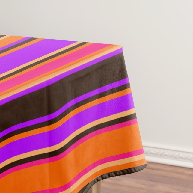 Orange, Magenta und Lila Tablette Tischdecke (Beispiel)