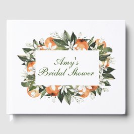 Orange Main Squeeze Brautparty Guest Book Gästebuch